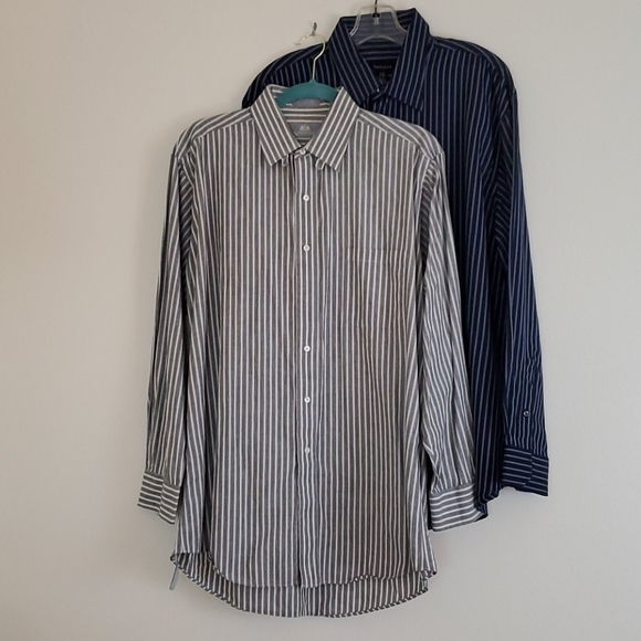 Van Heusen & Stafford Shirt Lot - L - Picture 1 of 8